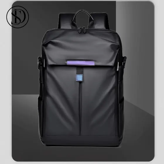 Mochila unissex impermeável de grande capacidade de 15.6 polegadas
