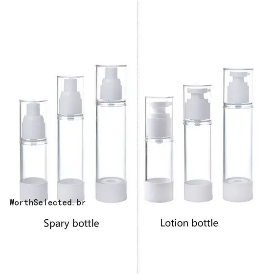 5ml 15ml 30ml 50ml 80ml 100ml Frascos De Spray Vazio Transparente Para Viagem Portátil/Frasco De Silicone Espremer/Recipiente Recarregável/Garrafas/Pressão Multifuncionais Loção , Shamp