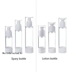 5ml 15ml 30ml 50ml 80ml 100ml Frascos De Spray Vazio Transparente Para Viagem Portátil/Frasco De Silicone Espremer/Recipiente Recarregável/Garrafas/Pressão Multifuncionais Loção , Shamp