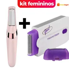 kit de cuidados femininos  Lixador de Pé Elétrico + Depilador recarregável sem fio 2 em 1