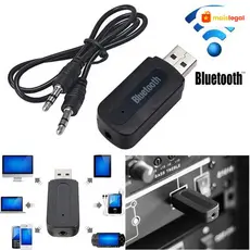 Adaptador Receptor Bluetooth Usb Musica P2 Chamada Som Carro