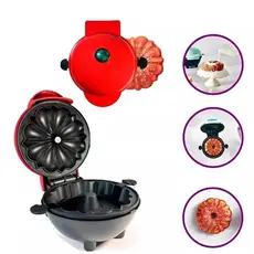 Máquina Elétrica Portátil Para Assar Bolo E Waffles 110V