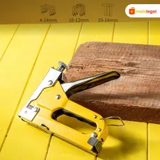 Ferramenta Completa para Estofados: Grampeador de Alta Pressão e 600 Grampos