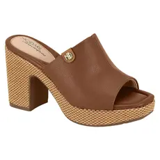 Tamanco Mule Feminino Modare Salto Alto Bloco Meia Pata
