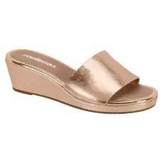 Tamanco Feminino Moleca Anabela Plataforma Salto Baixo Slide