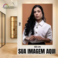 Quadro PERSONALIZADO Decorativo Grande Com Sua Imagem- Personalizamos com Sua Foto - (Quadro Grande) Mais tamanhos
