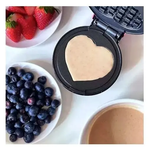 Maquina de  waffle 110V  Pancake Fábrica de  Mini Bolo e Tapioca  Lanche Café da manhã Coração