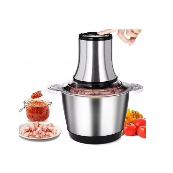 Multiprocessador Triturador De Alimentos 3L Tempero Carnes Velocidades 110V