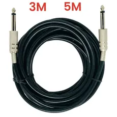 Cabo P10 X P10 Mono Guitarra Violão Baixo C/ Mola 3M 5M