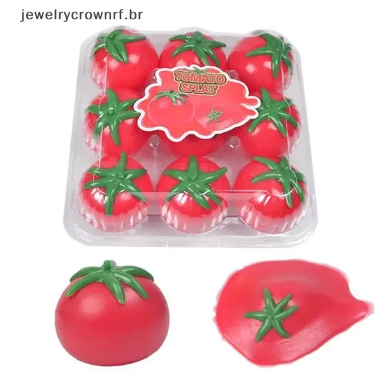 Bola De Estresse De Tomate Macio , Recuperação Lenta , Brinquedo Sensorial Para Tdah , Autismo , Adultos , Alívio De Pre