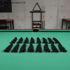 10 Pçs Saco De Rede De Mesa De Bilhar Poeta Grande Capacidade Malha Para Casa Clube Acessórios Conjunto