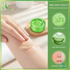 [Beleza] 300g BIOAQUA Cremes Hidratantes E Calmantes Em Gel De Aloe Vera Rejuvenescedores Da Pele Creme Facial Hidratant