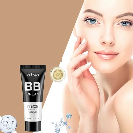 Corretivo BB Creme Hidratante Base Leve Alta Cobertura Esconder Manchas Olheiras Controle De Óleo De Longa Duração Diári