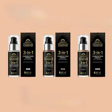 Multi Função 3 Em 1 Segurar Fundação Coleção Capa Manchas Equilíbrio Óleo Da Pele Hidratante Primer Efeito Resistente Ao