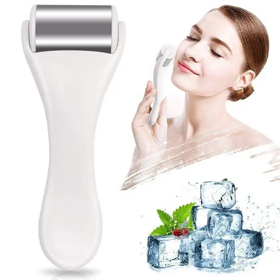 Mini Rolo Facial De Resfriamento De Aço Inoxidável , De Gelo Para Pele , Massageador Anti-Envelhecimento , Lifting , Alí