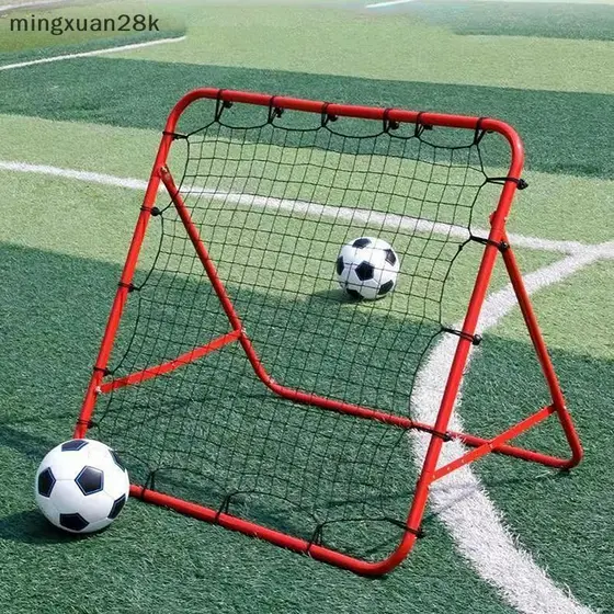 [mingxuan28k] 100x100CM Kiba Goleiro Futebol Rebote Net 20 Cordas Elásticas Rede De Prática De Alvo Treinamento BR