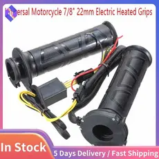 Universal Motocicleta 7/8 Polegada 22mm Apertos Aquecidos Elétricos Aquecedor De Mão Ajustável Aperto Quente 12V