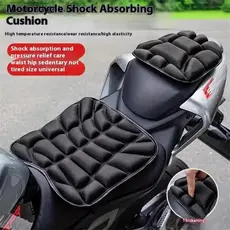 JIARN 2 Pçs 3D Conforto Gel Almofada Apto Para Assento Respirável Universal Sho Absorção Capa De Da Motocicleta .