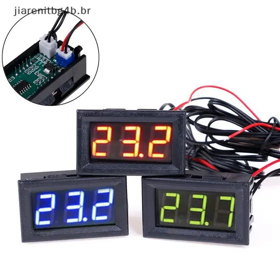 JIARN Digital 12V Termômetro De Monitoramento De Temperatura Com Sonda-50 ~ 110 ° C .