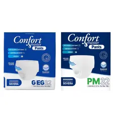 Fralda Confort Master Pants tipo calcinha cueca pacotão econômico com 32 unidades