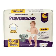 Fralda Pequerrucho Pants Bag Hiper M G Xg Xxg Promoção