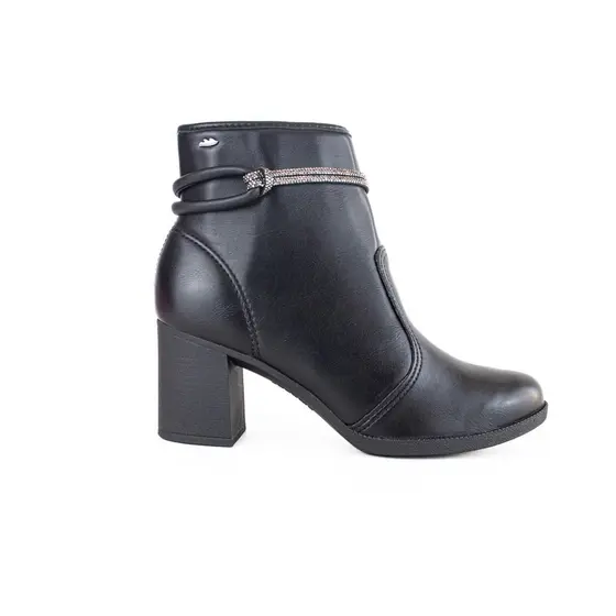 Bota Dakota Feminina Cano Baixo Com Brilho Salto Médio DA821