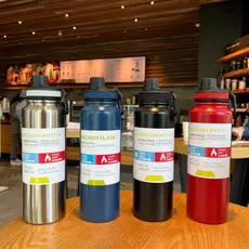 Garrafa Térmica Garrafa Espacial Quente & Frio Com Isolamento De Inox Grande Capacidade 800ML