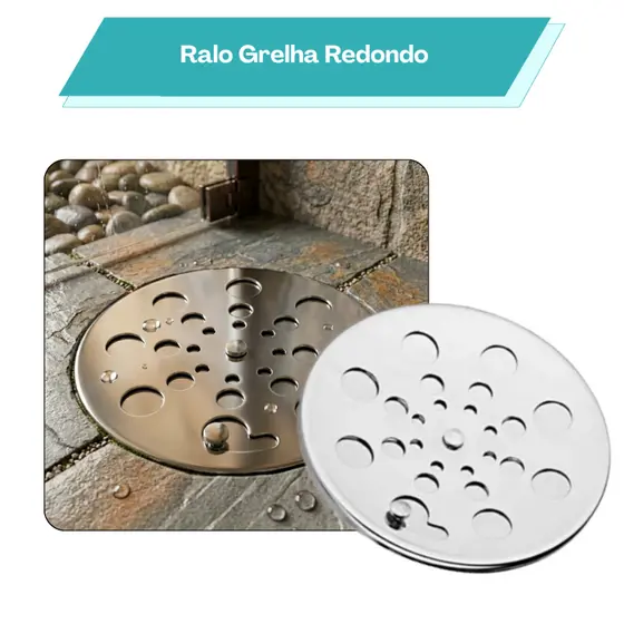 Ralo Para Banheiro Redondo Ralo Grelha Abre E Fecha 15x15
