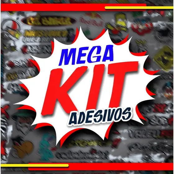 Super Cartela de 33 Adesivos Grandes para Caminhões, Moto, Biike, Carro - Alta Qualidade Promo