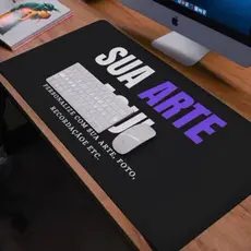 Mouse Pad Personalizado com Sua Arte 70x30cm Grande