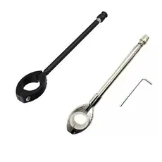 Antena Corta Pipa Moto Retrátil Anti Cerol Aço Inox Guidão
