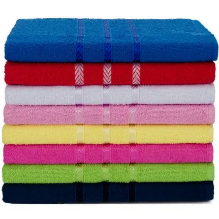 Kit 10 Toalhas Rosto Popular Simples Grande Resistente 100% Algodão 43 x 70 cm