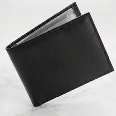 Carteira Masculina Islim Couro Ecológico Preta PROMOÇÃO