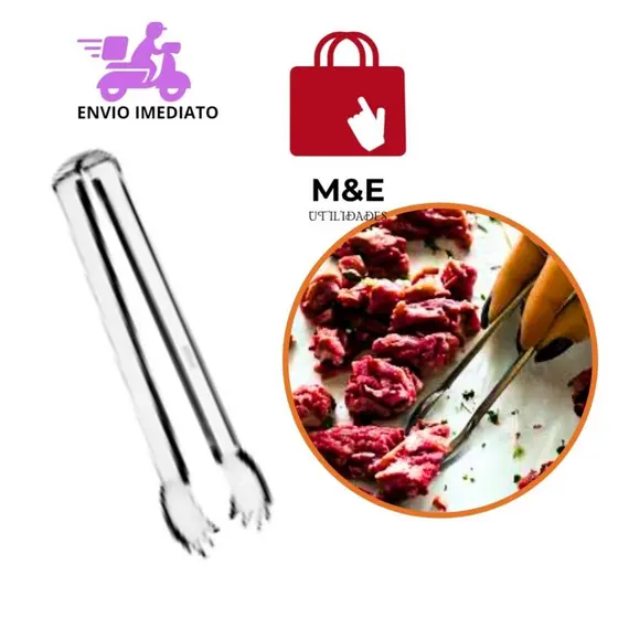 Pegador Mini De Carne Pegador De Churrasco 12,5cm Inox