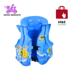 Colete Inflável Fundo Do Mar Boia Infantil Criança Piscina