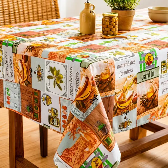Toalha de Mesa Térmica Plástica Impermeável Limpa Fácil Para Mesas de 2, 4, 6, 8 ,10 lugares