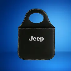 Lixeira JEEP Automotiva Porta Lixo Couro Reforçado Universal de Alta Qualidade Rustica FRETE GRATI
