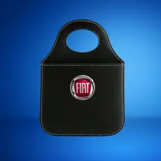 Lixeira FIAT Automotiva Porta Lixo Couro Reforçado Universal de Alta Qualidade Rustica. ENVIO RAPIDO