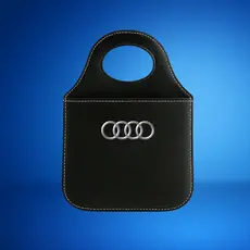 Nova Lixeira Automotiva Porta Lixo Couro Reforçado Universal de Alta Qualidade Rustica. FRETE GRATIS