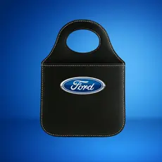 Lixeira FORD Automotiva Porta Lixo Couro Reforçado Universal de Alta Qualidade Rustica. LANÇAMENTO