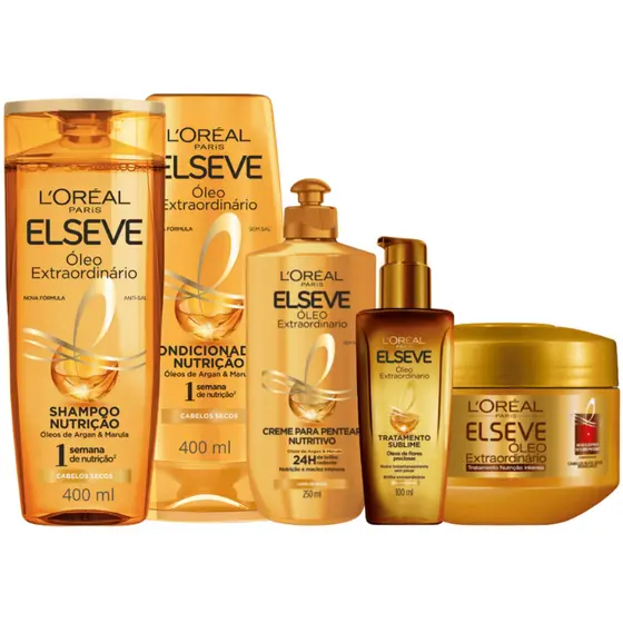 Kit Loreal Elseve Óleo Extraordinário - Escolha seu Kit