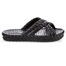 Chinelo Brizza Arezzo EVA Trançado Preto - Feminino