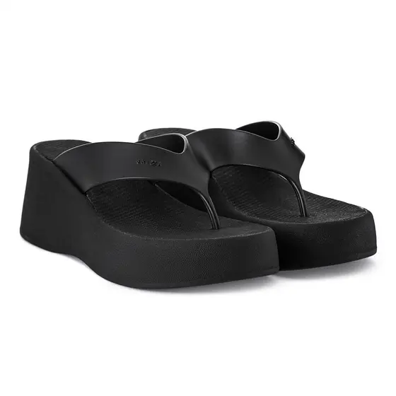 Sandália Brizza Arezzo Salto Médio Preto - Feminino