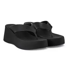 Sandália Brizza Arezzo Salto Médio Preto - Feminino