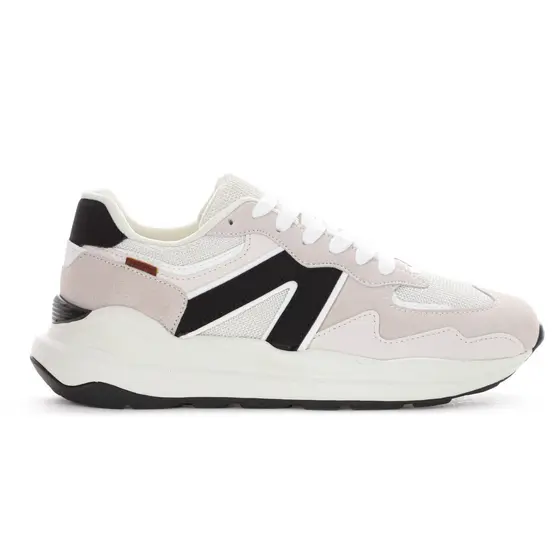 Tênis Anacapri Sporty Mia  Off White Bege e Preto - Feminino