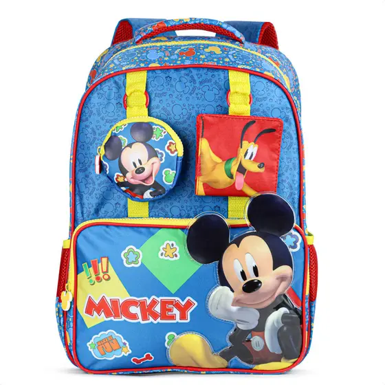 Mochila Escolar Xeryus 16 Mickey Mouse Disney 14892 Azul - Infantil 