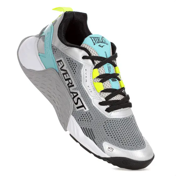 Tênis Everlast Climber Ultra Cinza e Verde Água - Feminino