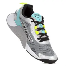 Tênis Everlast Climber Ultra Cinza e Verde Água - Feminino