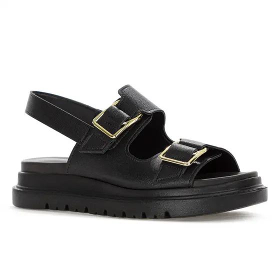 Sandália Modare Papete Napa Floather Nature Preto - Feminino