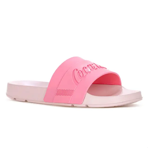 Chinelo Coca Cola Slide Injetado Rosa - Feminino